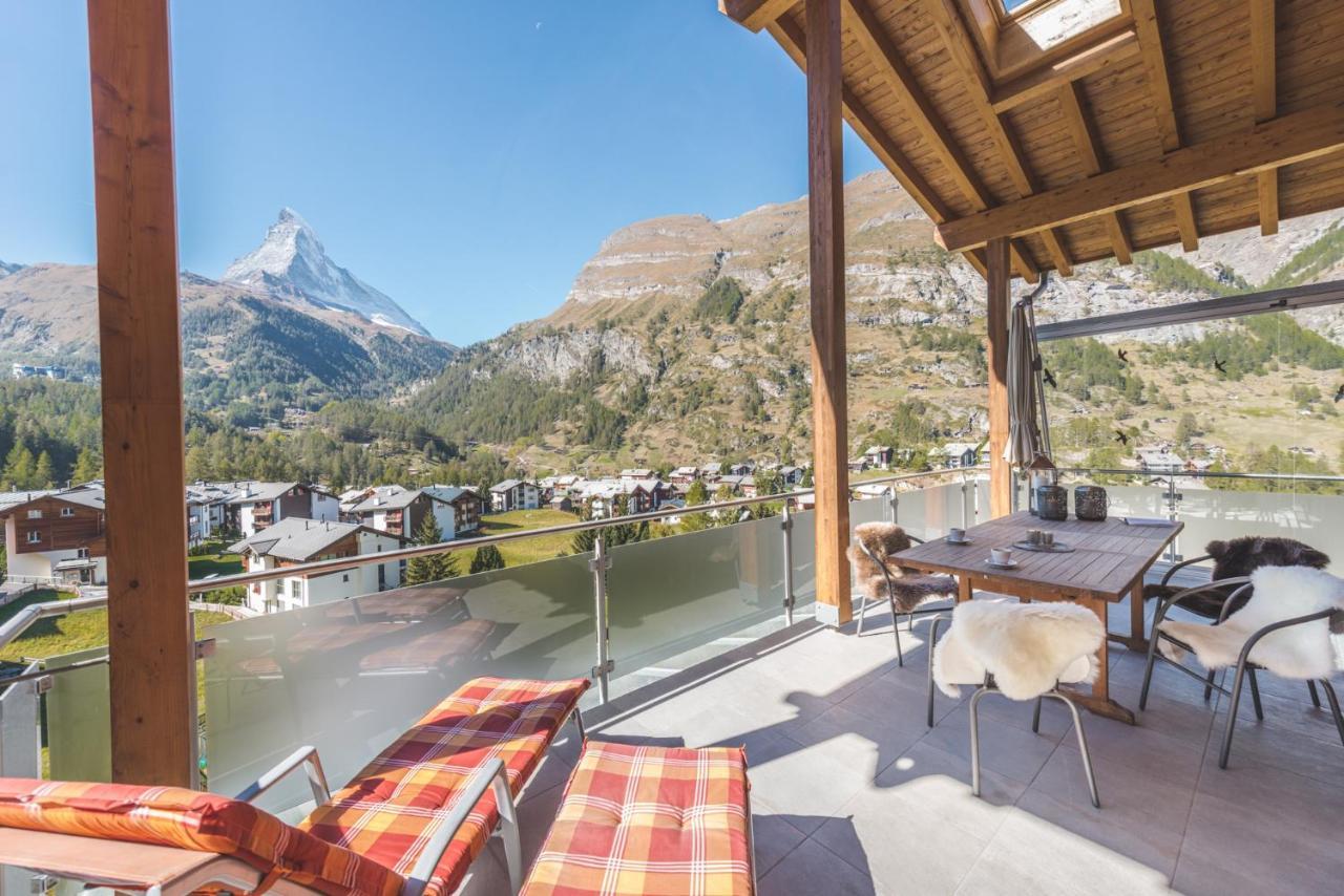 Ferienwohnung Chalet Alpharmonie Zermatt Exterior foto