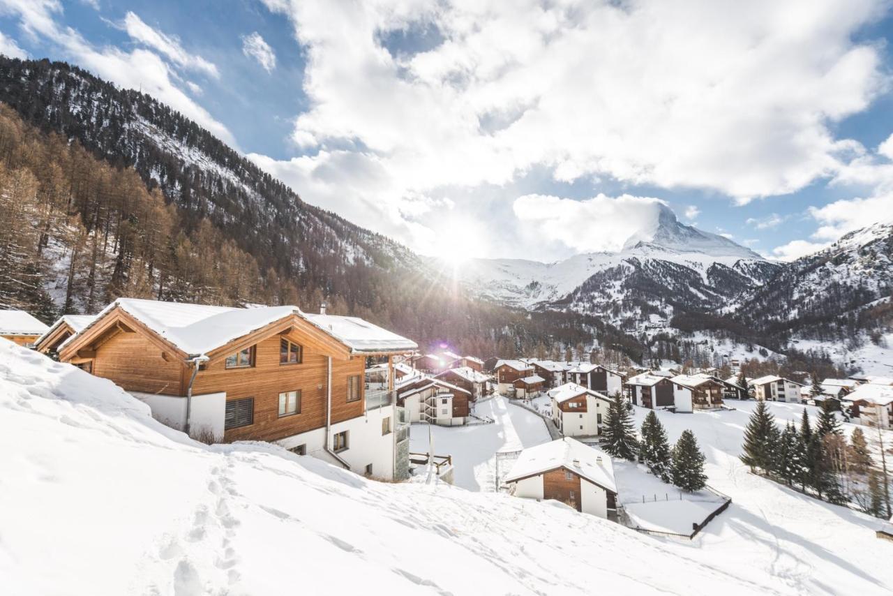 Ferienwohnung Chalet Alpharmonie Zermatt Exterior foto